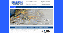 Desktop Screenshot of edinburghpestcontrol.net